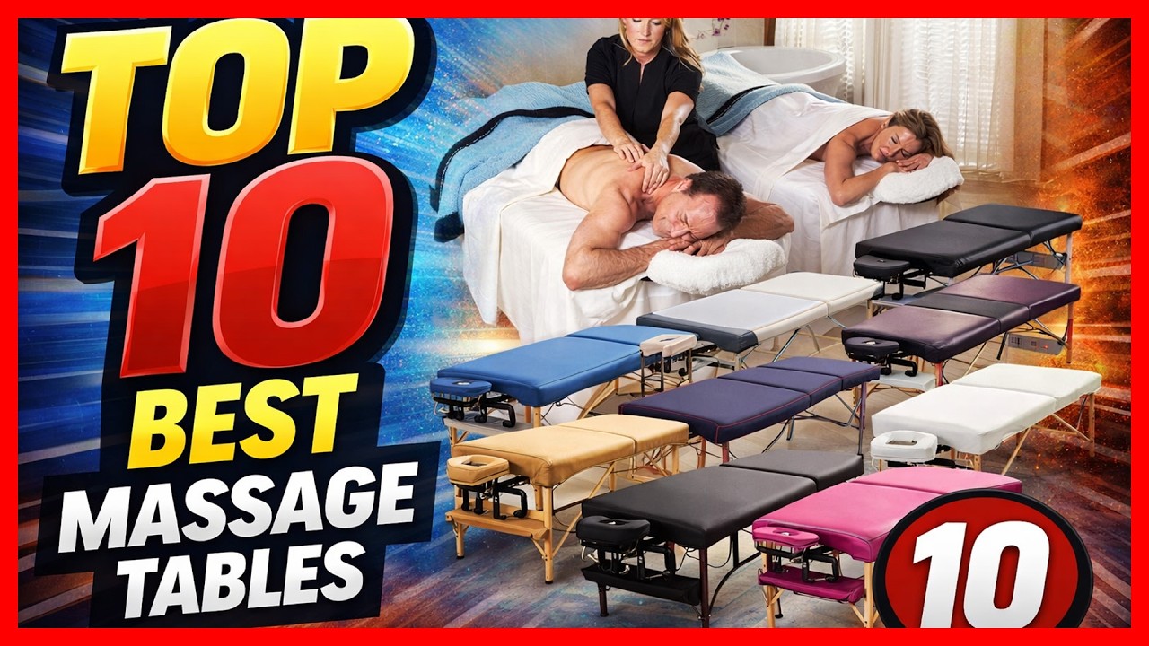 ✅ 10 лучших массажных столов 2026 года | Обзор лучших портативных и профессиональных массажных ст...