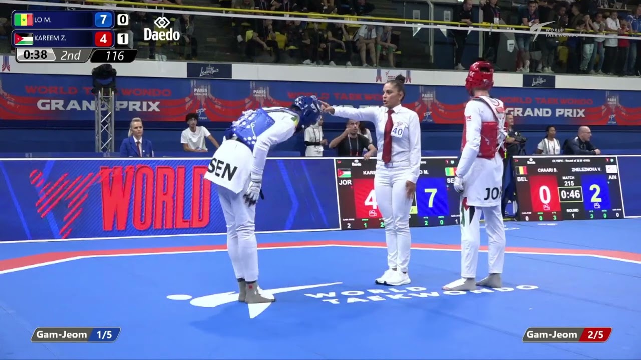 116 Round of 32 MEN M  68KG SEN LO M  JOR KAREEM Z