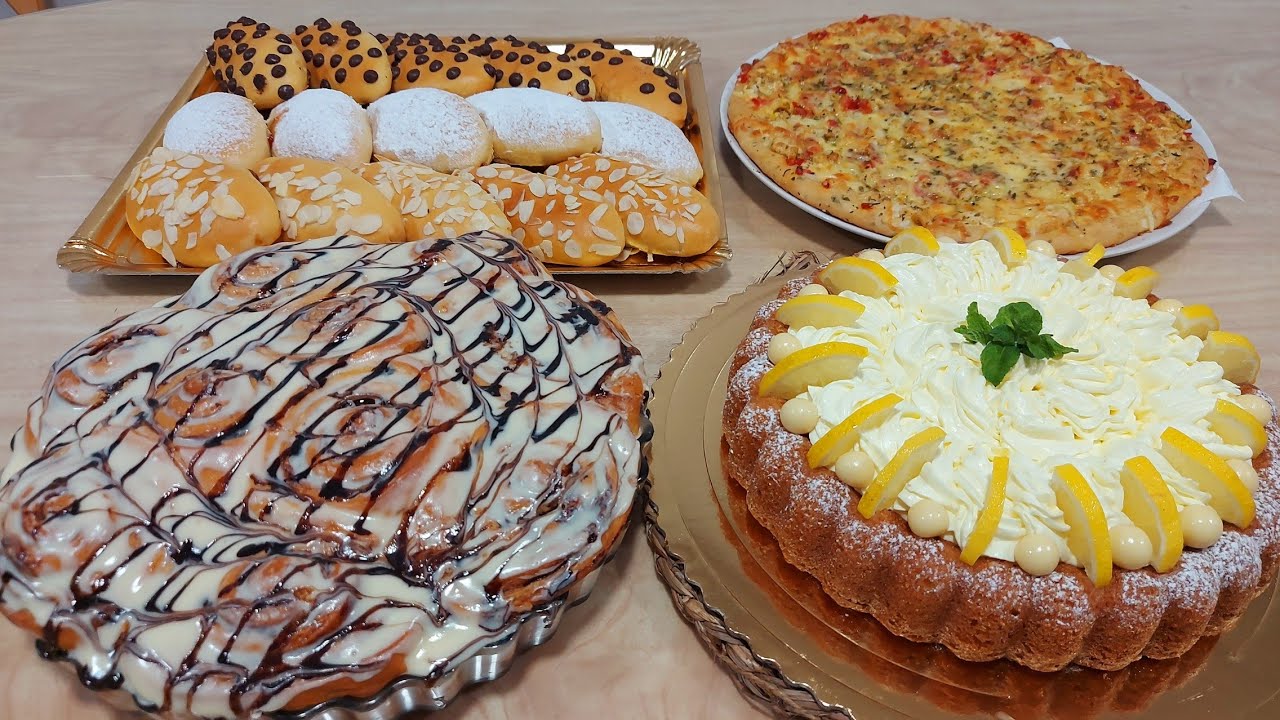 غير الى مابغيتيش تحمري وجهك😜كيكة بكريمة الحامض😋بلا عداب وقوة العجائن بريوش مشكل وسينابون بعحينة وحدة