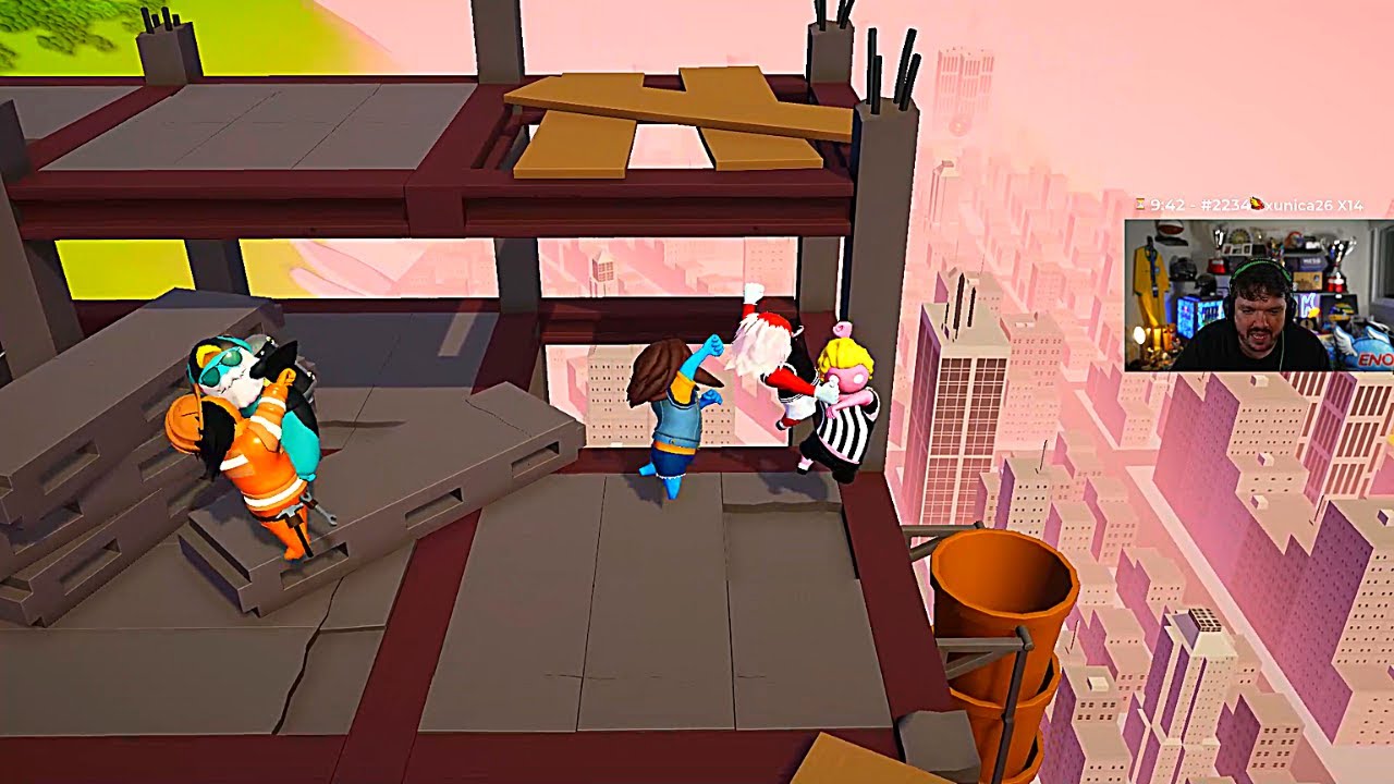 GAULES, LIMINHA, BT0 E VELHOVAMP JOGANDO GANG BEASTS (21/09/22) #1