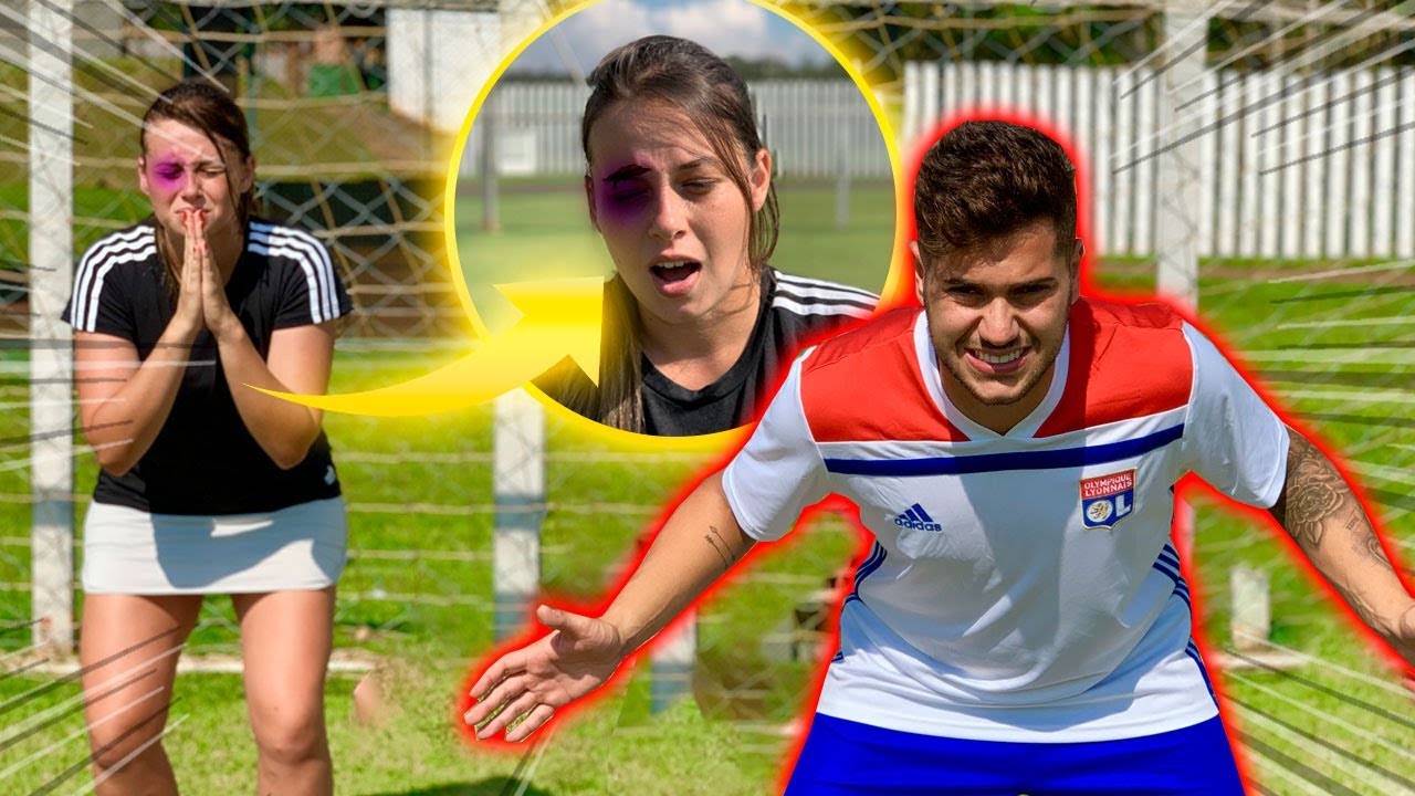 ELE FOI DEFENDER A LETÍCIA DENTRO DO GOL E ACABOU DANDO ERRADO...