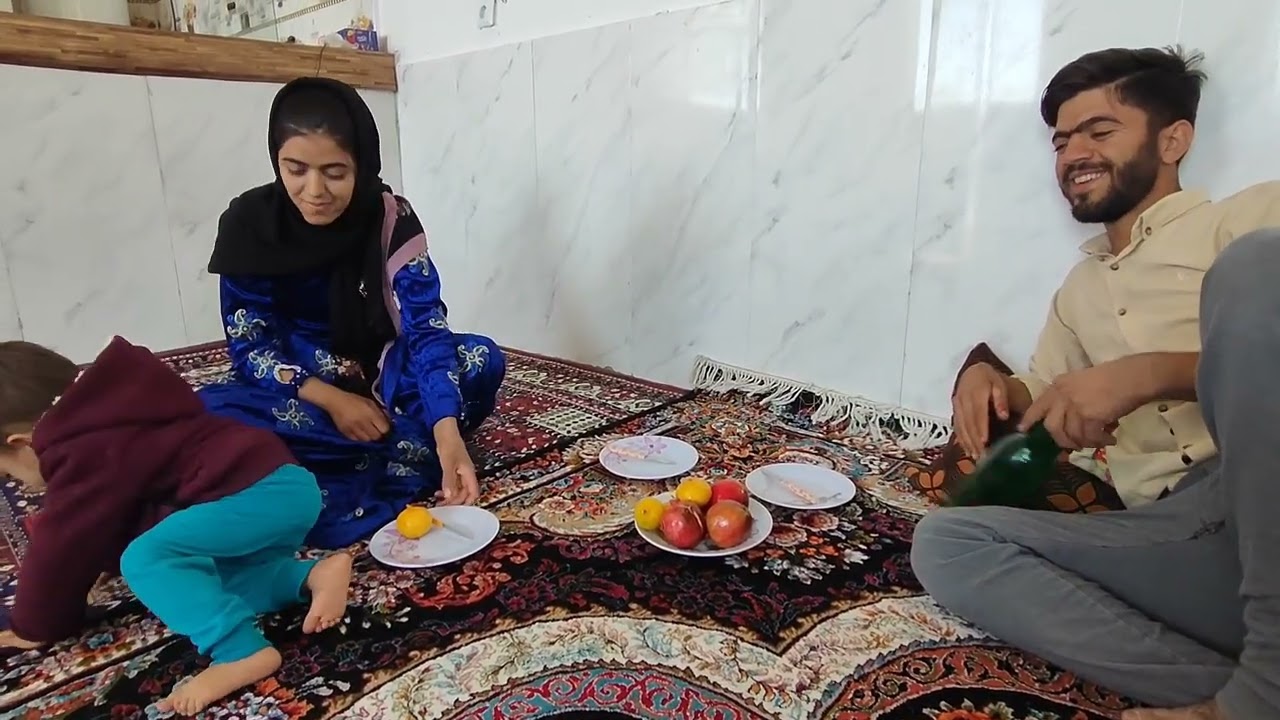 Mojtaba and Masoumeh go to the city and buy dowry items for the house.