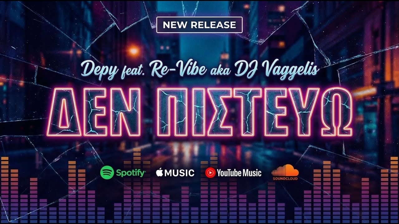 Depy feat. Re-Vibe – “Δεν Πιστεύω” (Re-Vibe aka DJ Vaggelis)