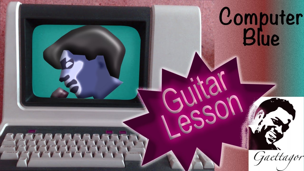 Prince Computer Blue guitar lesson