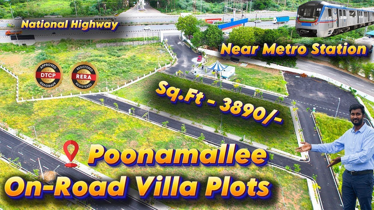 On-Road Villa Plots Near Poonamallee | Best Investment Near Metro Station