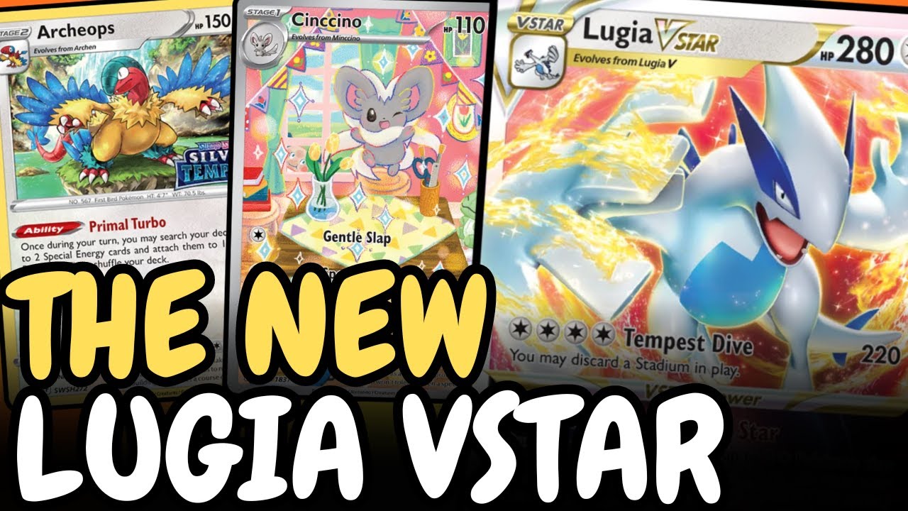 Lugia VSTAR Cinccino Deck Profile and Gameplay | Pokemon TCG Post Rotation Temporal Forces