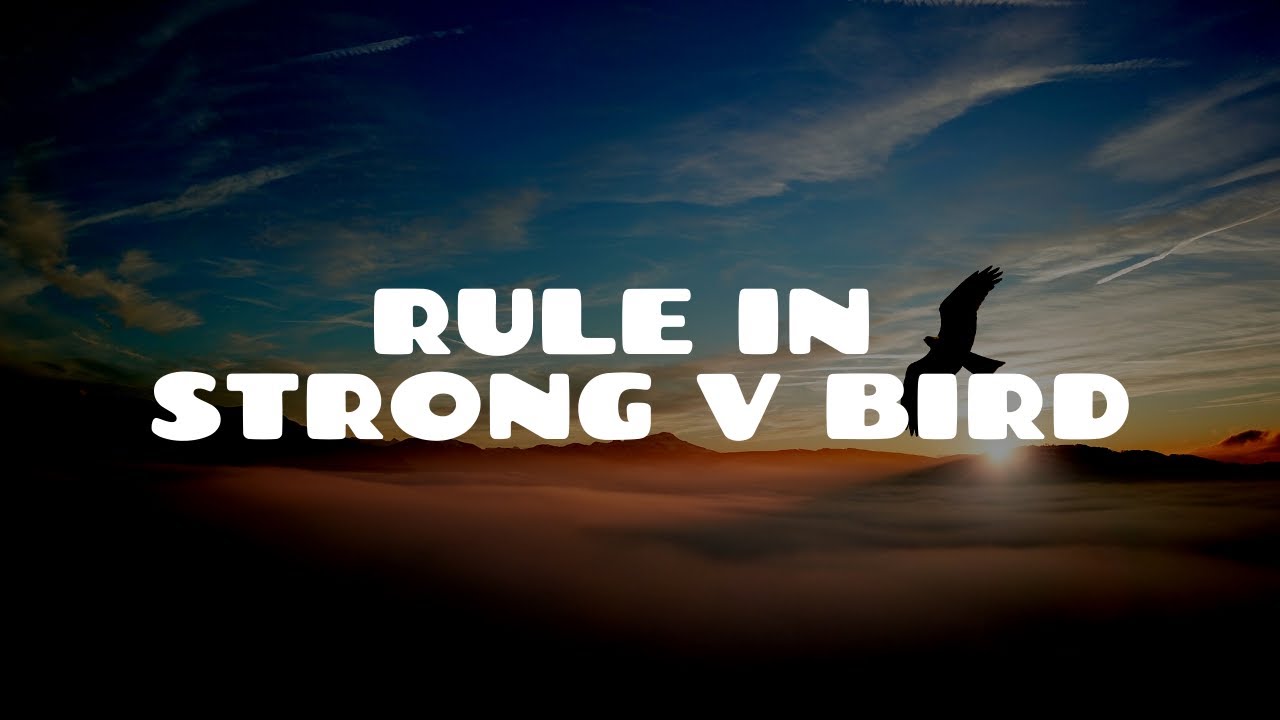Правило в игре Strong против Bird | Случайное наделение правами | Акции и трасты