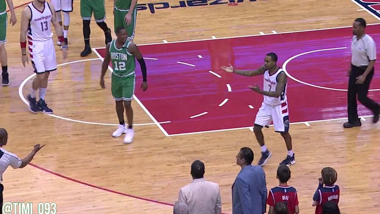 Brandon Jennings vs Terry Rozier, Brad Stevens gets mad (05/04/2017)