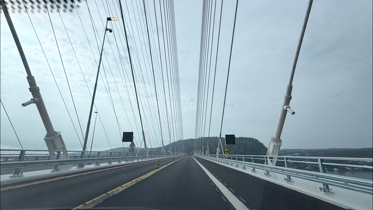 Scenic Telemark Drive Nature Forest and Coastal drive