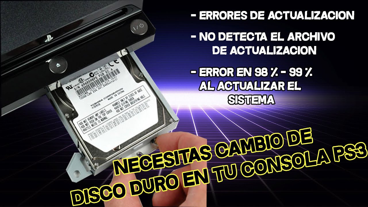Cambia tu mismo el Disco Duro Interno de tu PS3 y Reinstala el Sistema (Caso PS3 modelo SLIM)