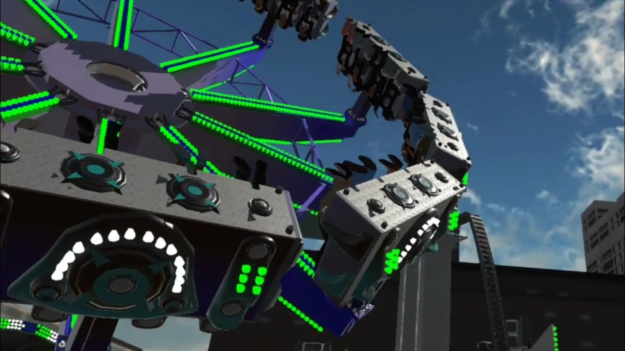 Funfair Ride Simulator 4 Predator (The Gate) offride FRS4