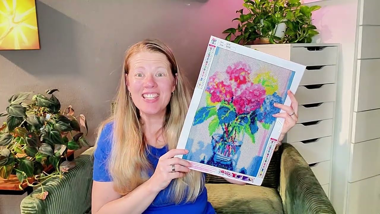 Best Diamond Painting Kit 2025? Hydrangea Flower DIY Craft Kit Honest Review