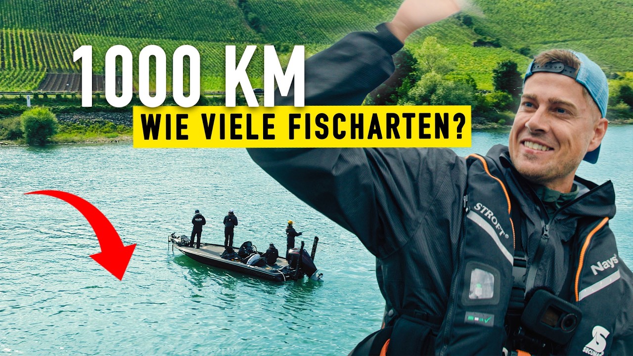 1000 KM, 48 Stunden Challenge – wie viele Fischarten fangen wir?