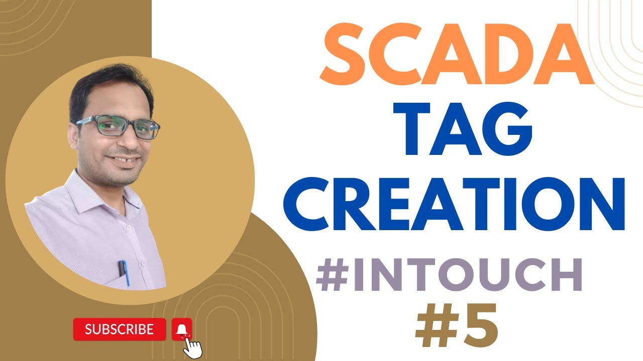 SCADA Tutorial 5 - How To Create Tag in Wonderware Intouch SCADA Software #Intouch #SCADA #Aveva