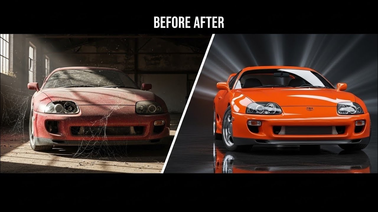 From Rust to Legend – 1994 Toyota Supra MK4 Full Restoration (ASMR)