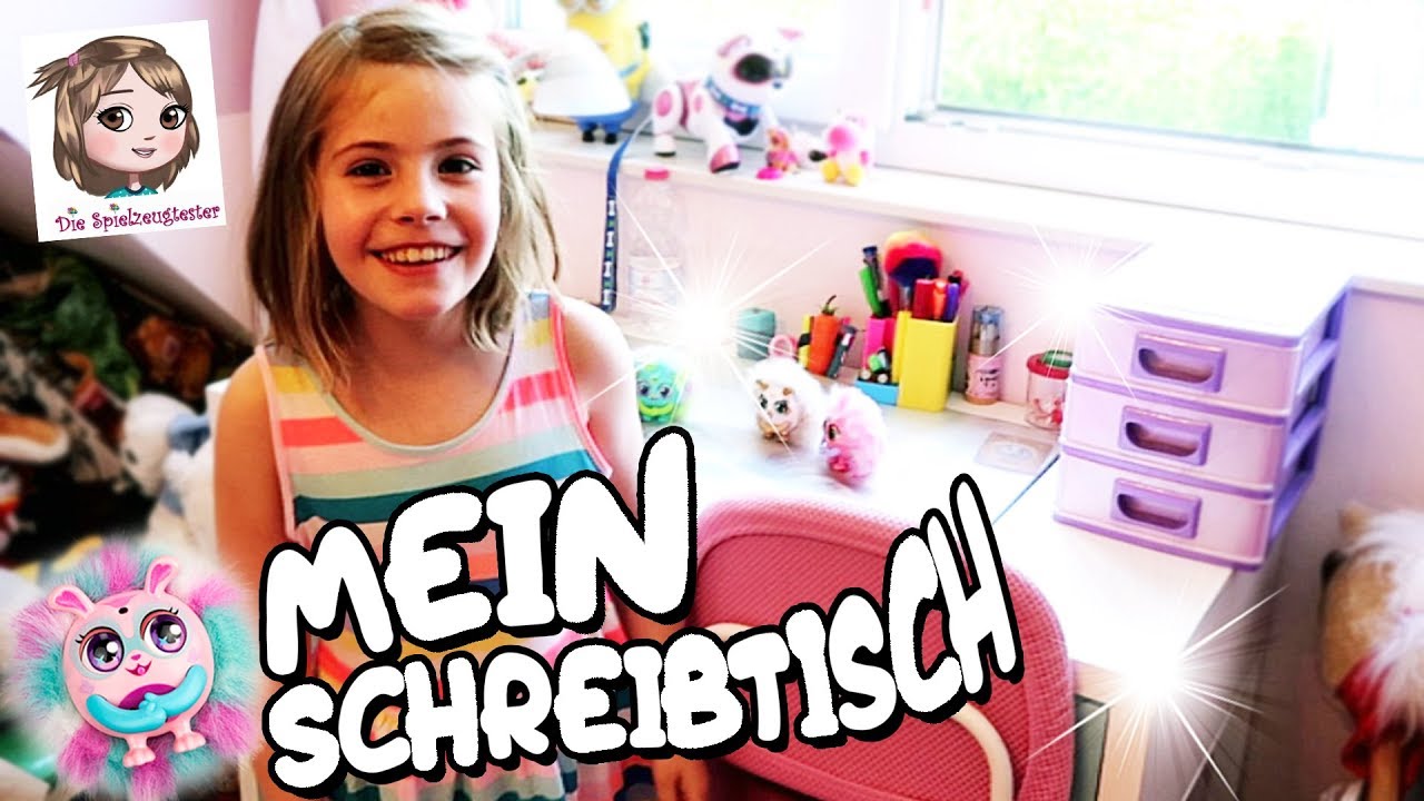 MEIN SCHREIBTISCH ♡ Hannah und die Tiny Furries ♡ Mädchenzimmer einer 7-Jährigen