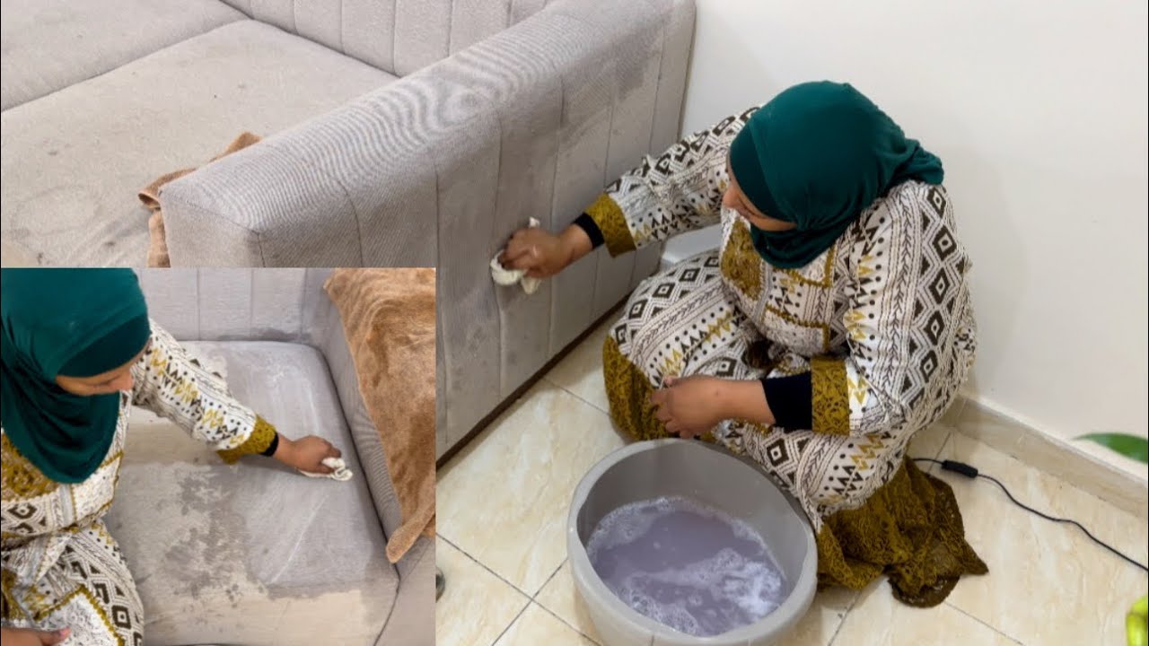 مسؤليات البيت مبتخلص🤧روتيني في تنظيف الصاله خليتها تنور من النضافه🧹