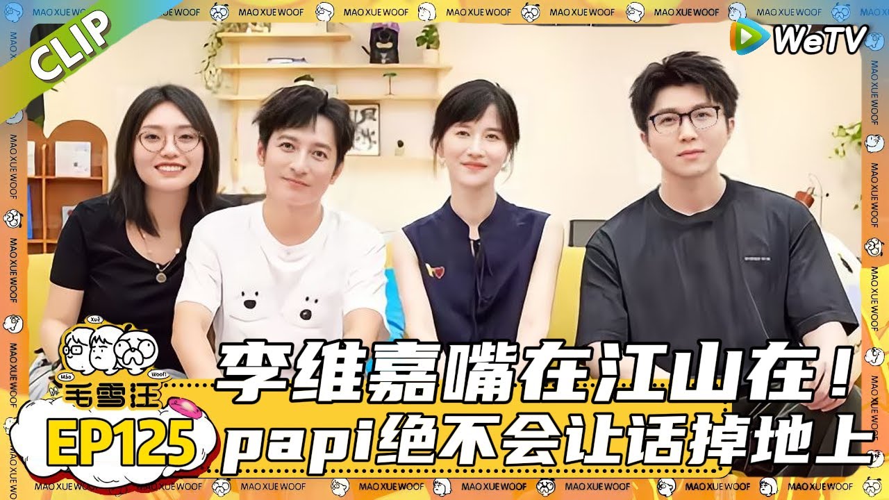 第125期完整版：毛不易听维嘉papi家务事心得演我上课，抽象是李维嘉给自己找的专属赛道!|《毛雪汪》#综艺 #毛雪汪 #李雪琴 #毛不易#李维嘉 #papi酱