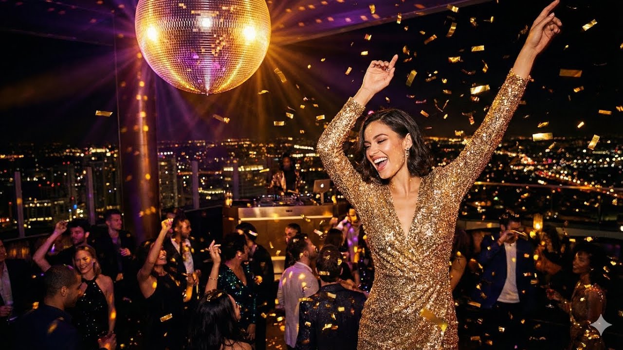 Glitter & Gold - Official Lyric Video | New Nu-Disco Pop Anthem 2026 🪩