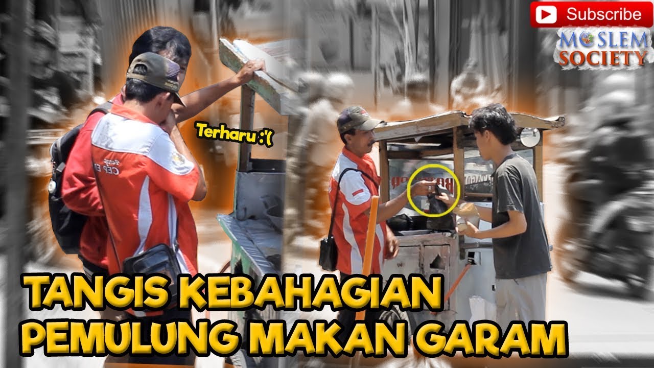 SOCIAL EXPERIMENT | PEMULUNG KELAPARAN MAKAN GARAM