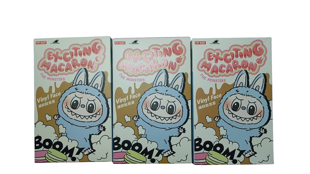 Обзор распаковки таинственной коробки с макаронами Labubu от Pop Mart