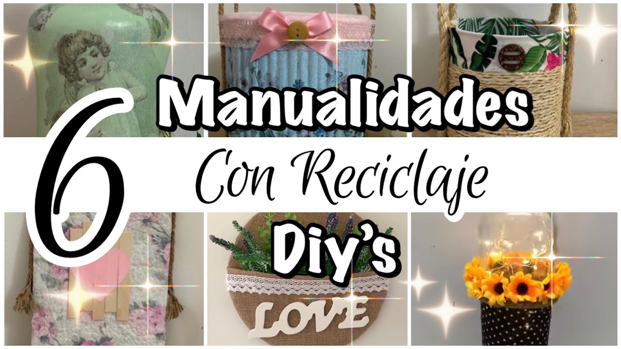 MANUALIDADES fáciles para DECORAR Vender o Regalar / Reciclaje / DIY Home Decor / Artesanato