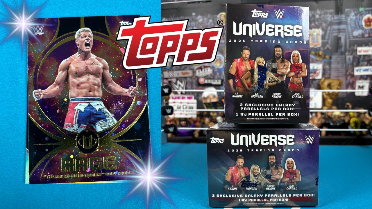 NEW WWE UNIVERSE 2025 TOPPS CARDS UNBOXING!