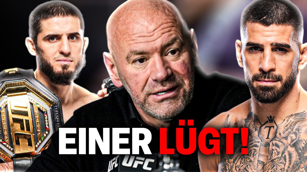 Die UFC, Topuria und Makhachev: Irgendwer erzählt hier nicht die Wahrheit!