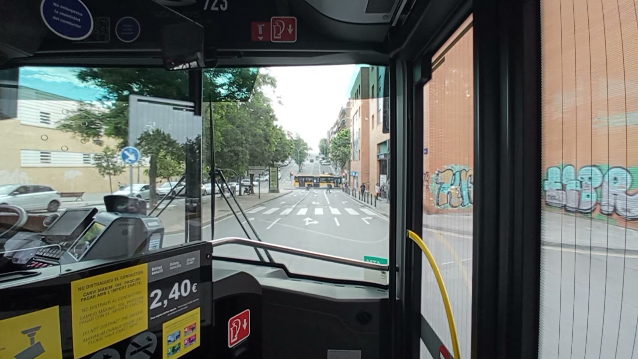 Recorrido de Sant Crist a la morera con la B24 Autobús N°723
