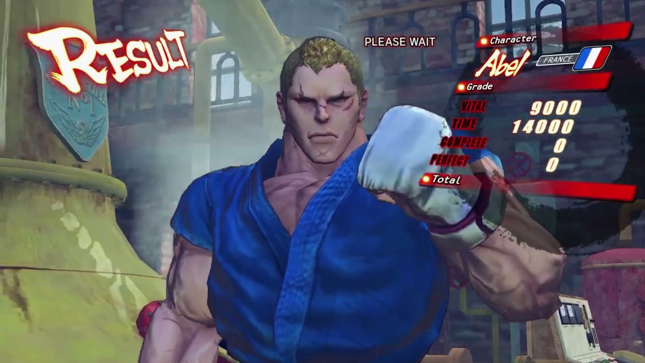 Street Fighter IV (Xbox 360) Arcade Mode as Abel
