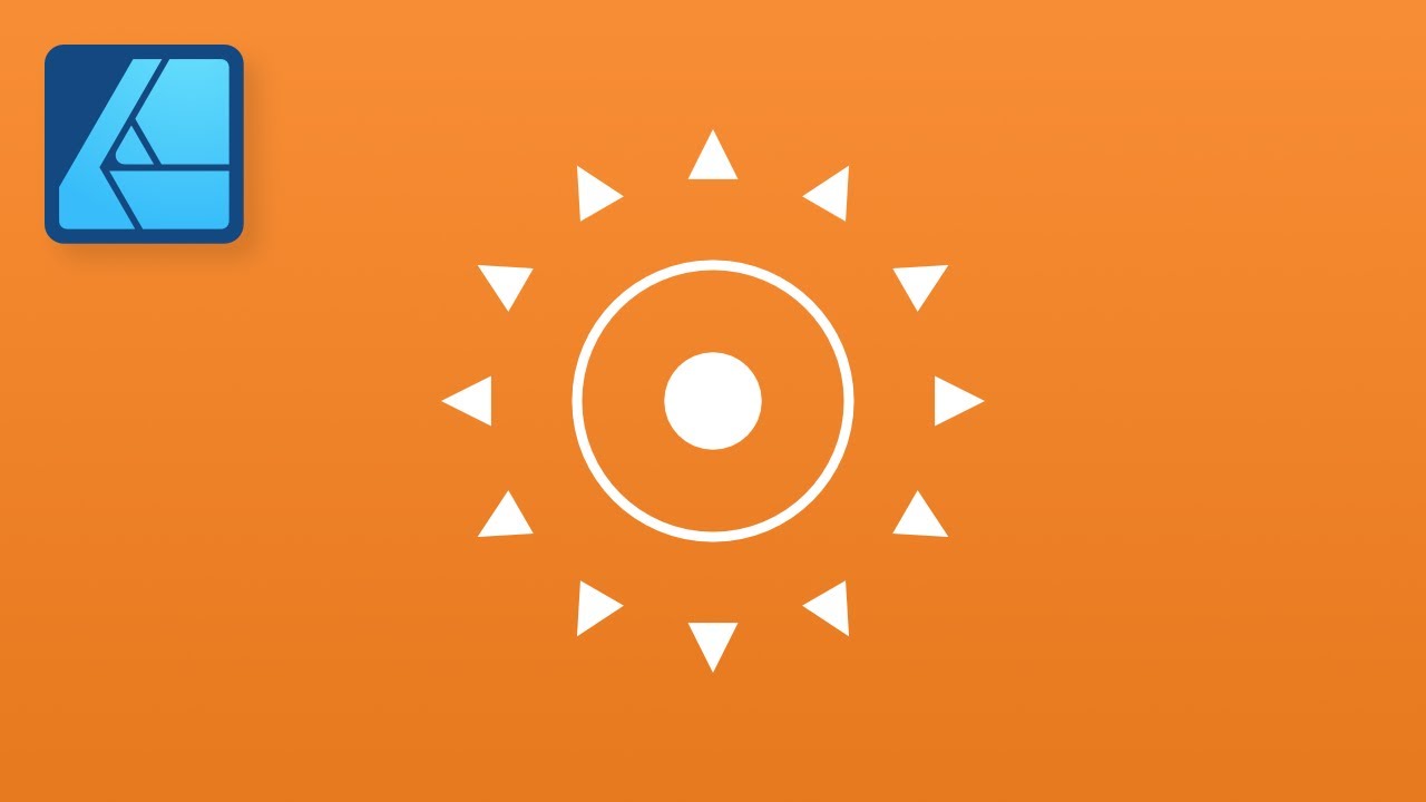 How To Duplicate Objects Around A Circle - Affinity Designer Tutorial
