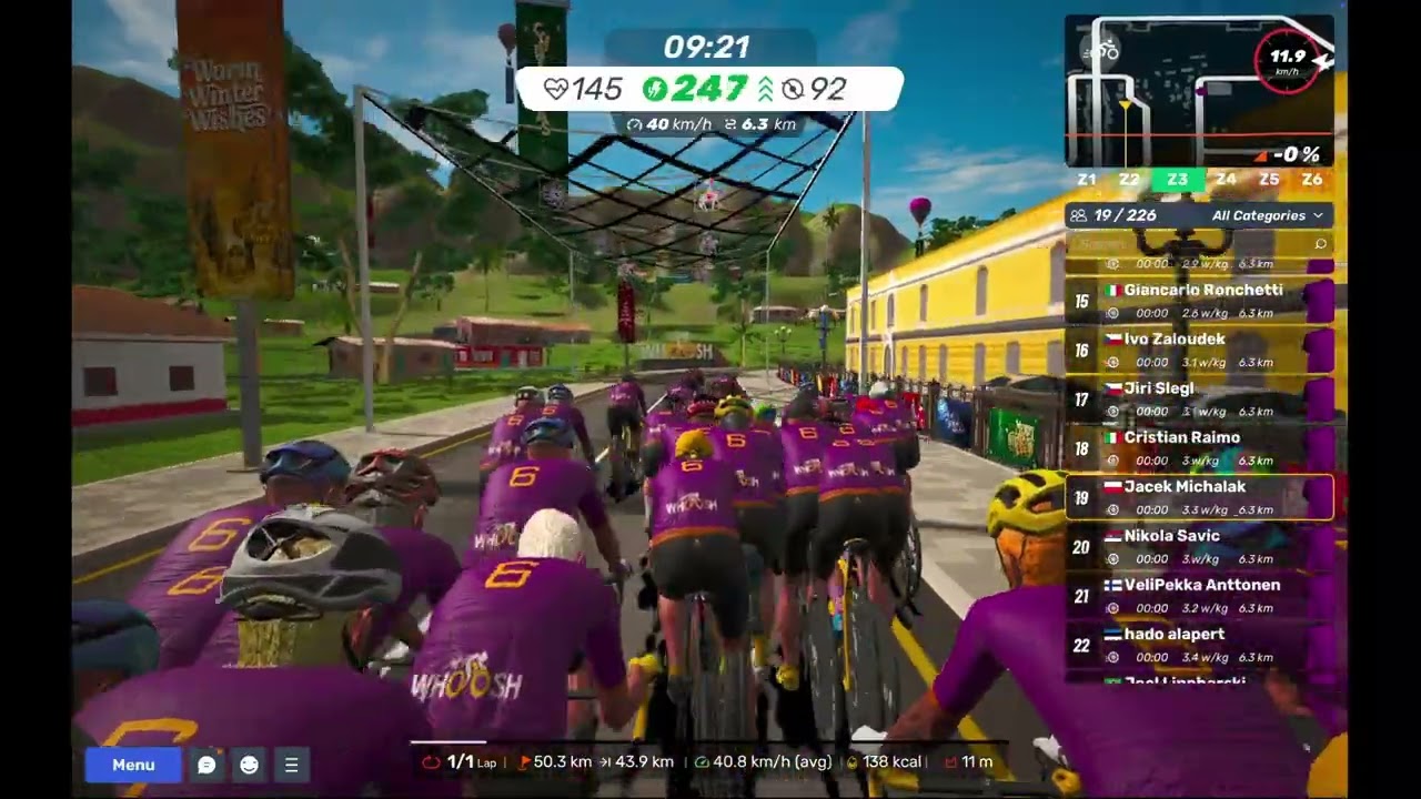 MyWhoosh. SRC Men Qualifier Race 4. 28 XII 2025