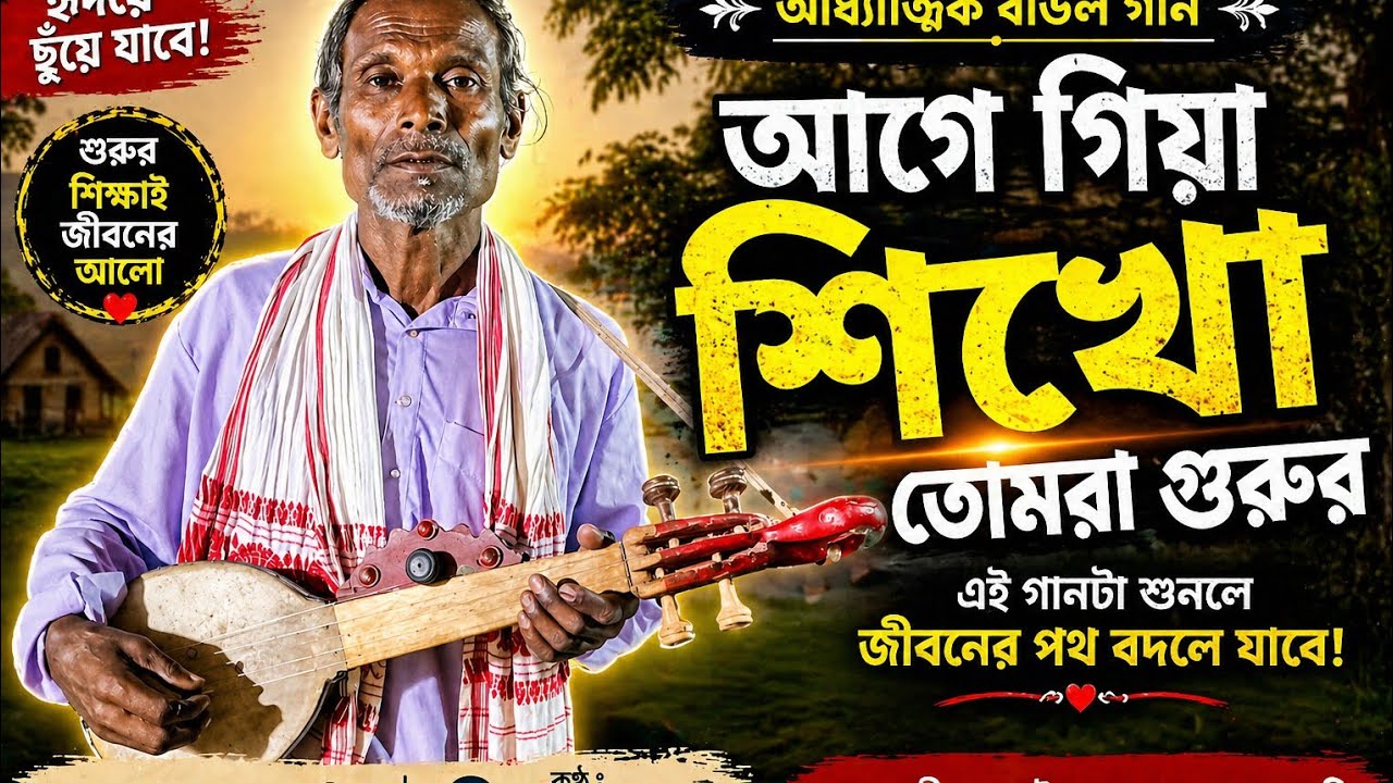 আগে গিয়া শিখো তোমরা গুরুর: এক নতুন বাংলা ফোক গান |