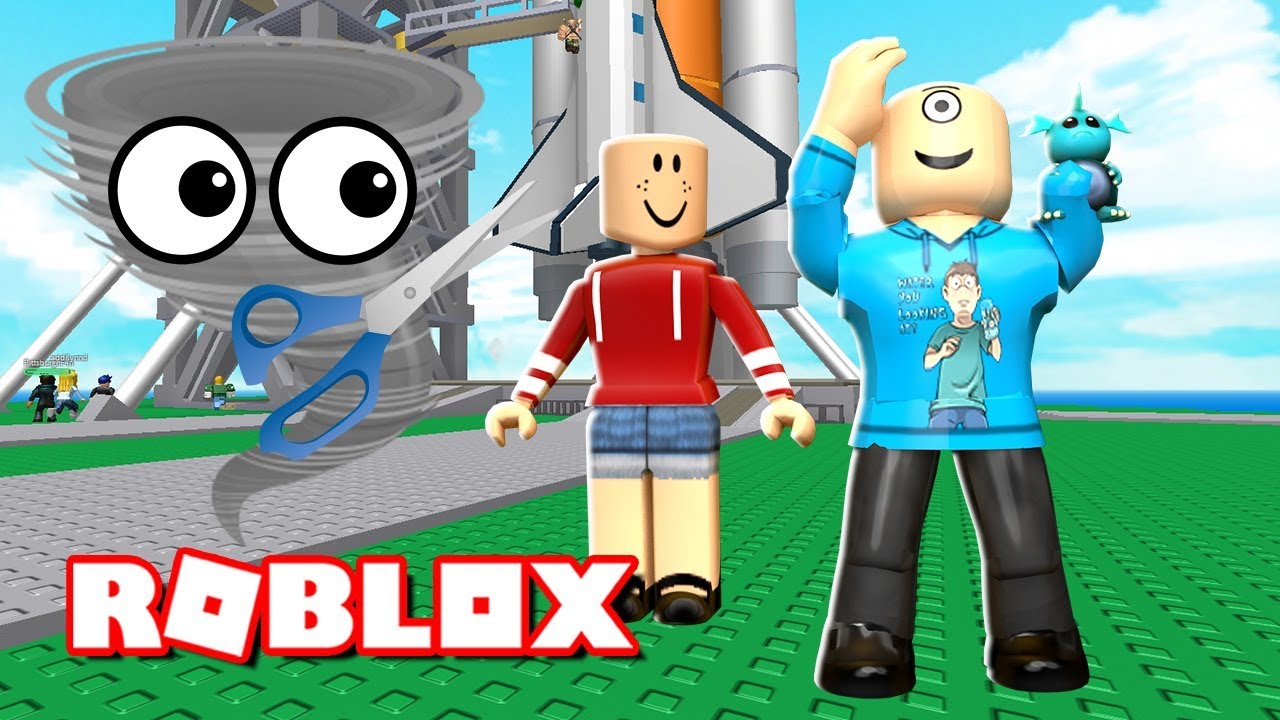 THE TORNADO TOOK OUR HAIR! | Roblox Natural Disaster Survival w/ RadioJH Games! | MicroGuardian