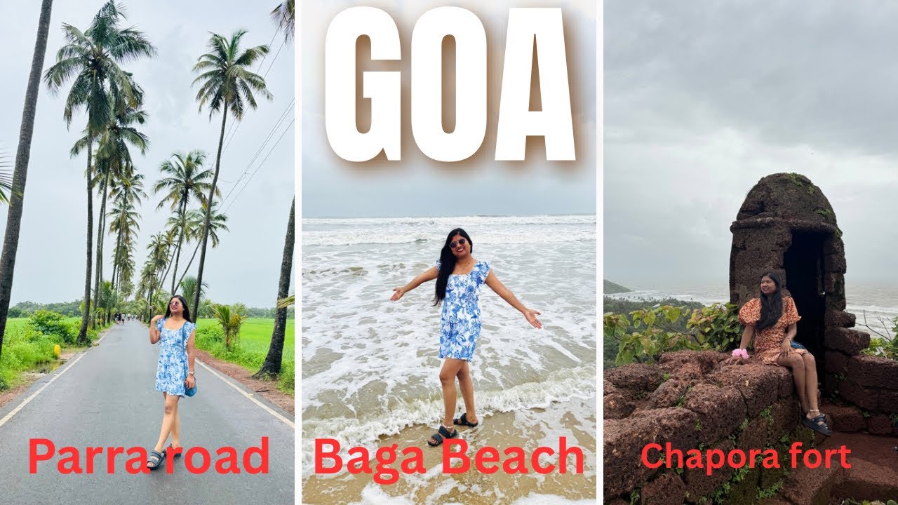 Parra Road l Baga Beach l chapora fort #travel #travelvlog 