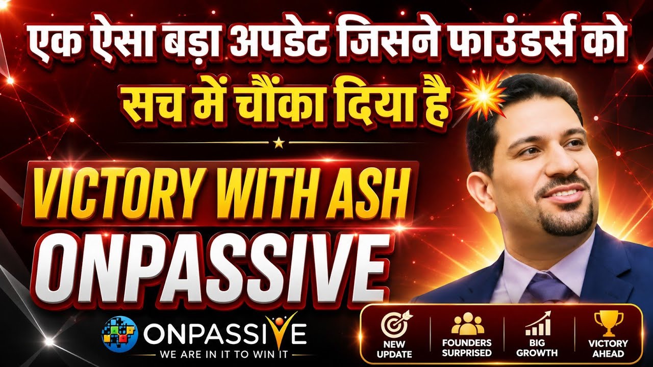 ONPASSIVE | onpassive victory with Ash | onpassive new update today #onpassive #ashmufareh