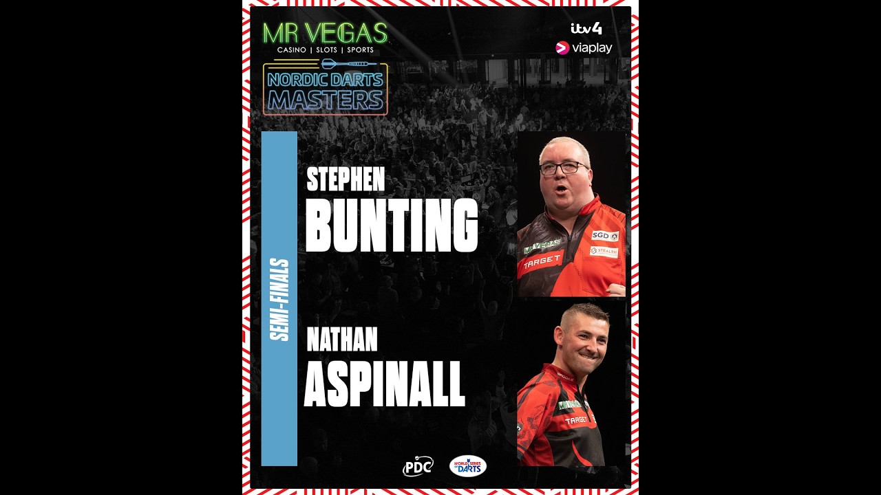PDC World Series of Darts 2025 - Copenhagen - 2025 06 07 - S. Bunting v N. Aspinall - HUN & ENG