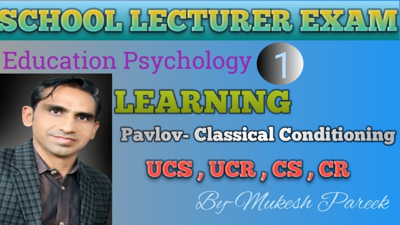 PAVLOV THEORY #CLASSICALCONDITIONING #SRTHEORY