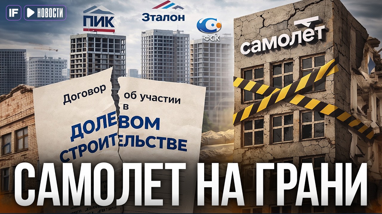 Дольщики ПОД УГРОЗОЙ: Что происходит с «Самолетом» и другими застройщиками страны?