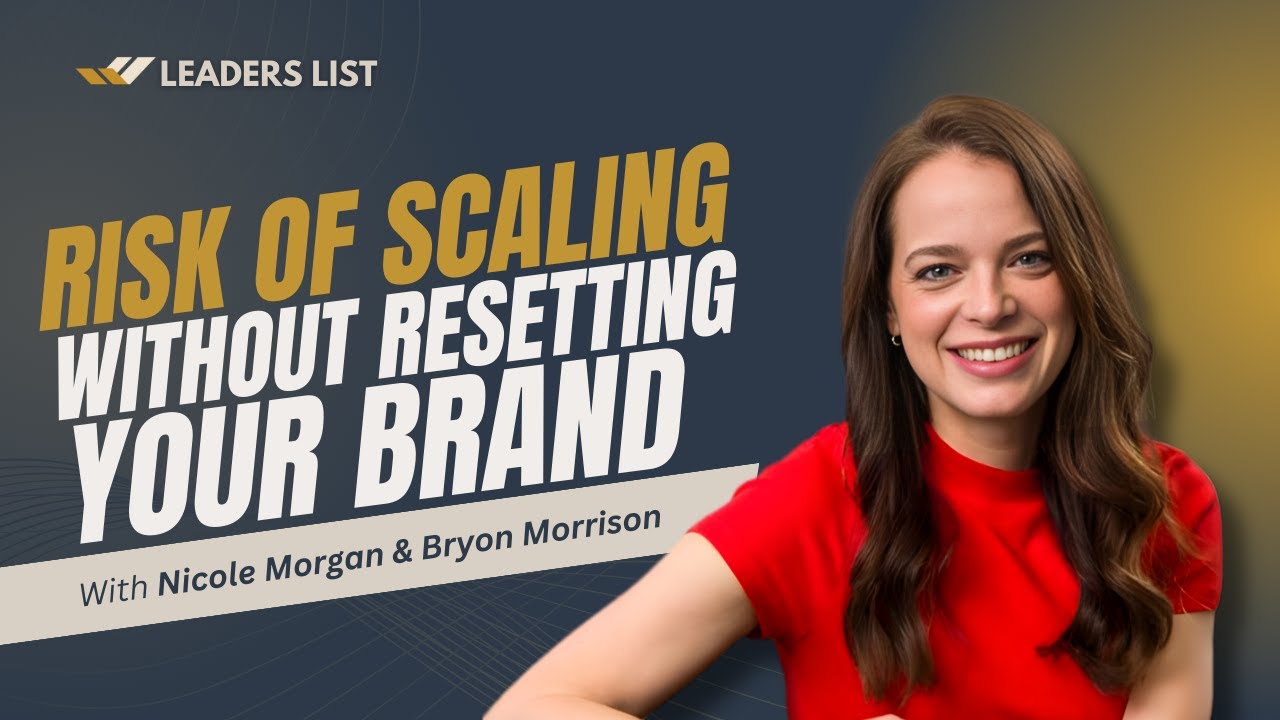 The Risk of Scaling Without Resetting Your Brand with Nicole Morgan of Resolute PR