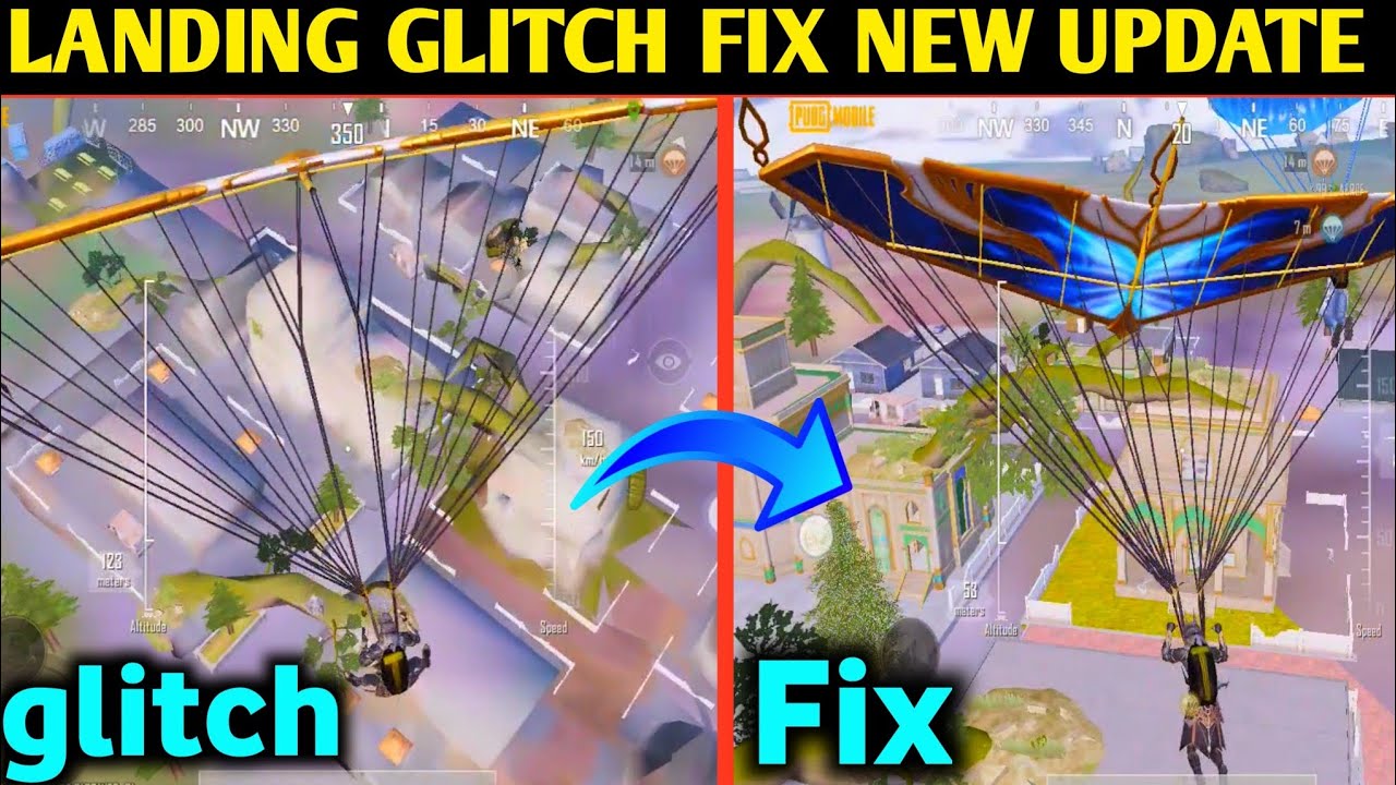 Landing Glitch | How to fix landing glitch bgmi/pubg Fix Landing Glitch in New Update Working Method