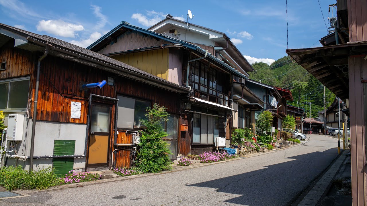 Agematsu-Juku, Nagano, Japan walk.