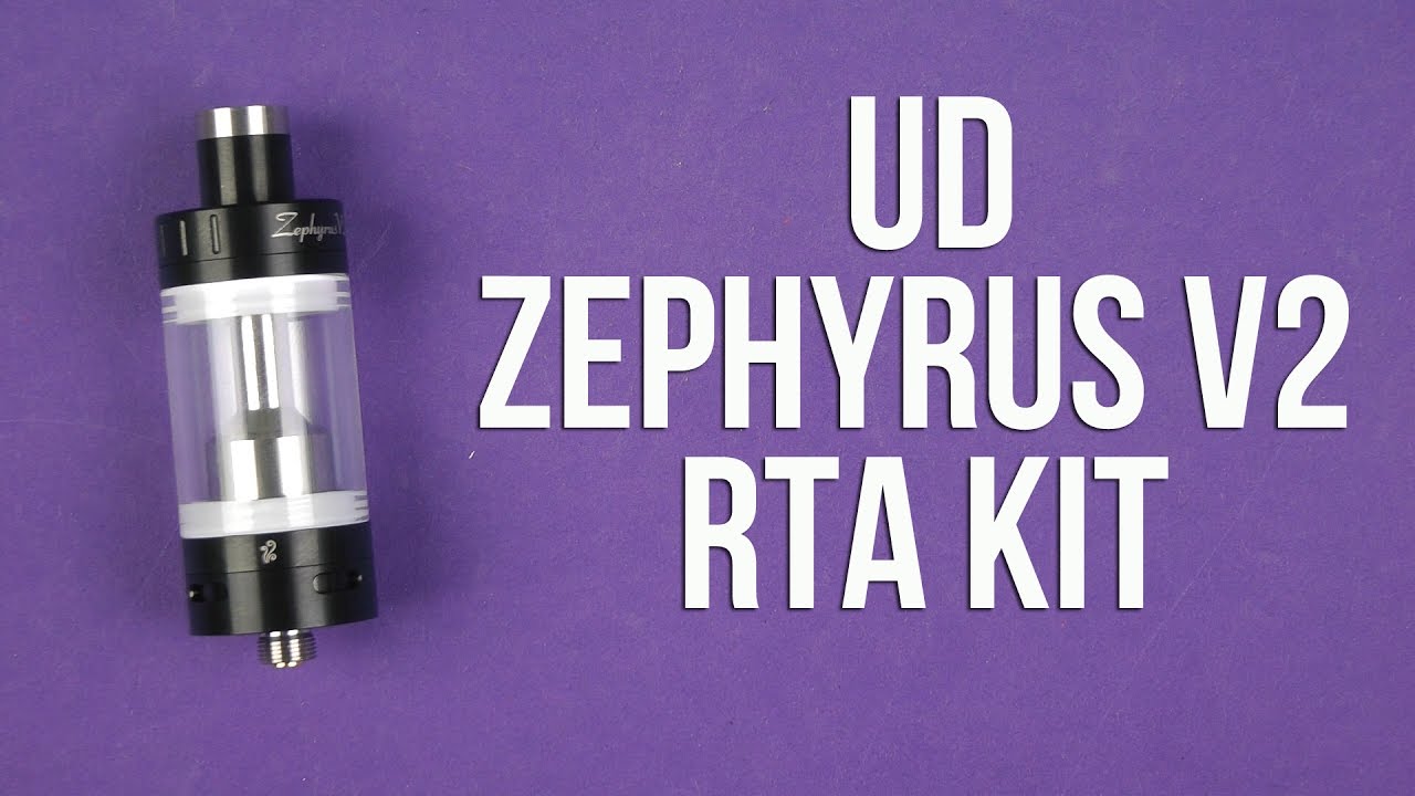 Распаковка UD Zephyrus V2 RTA Kit Black