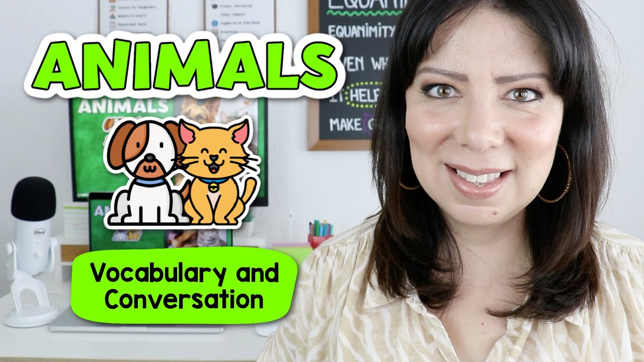 Lección 56: Los Animales en Inglés - Vocabulario, Pronunciación y Conversación | Animals Vocabulary