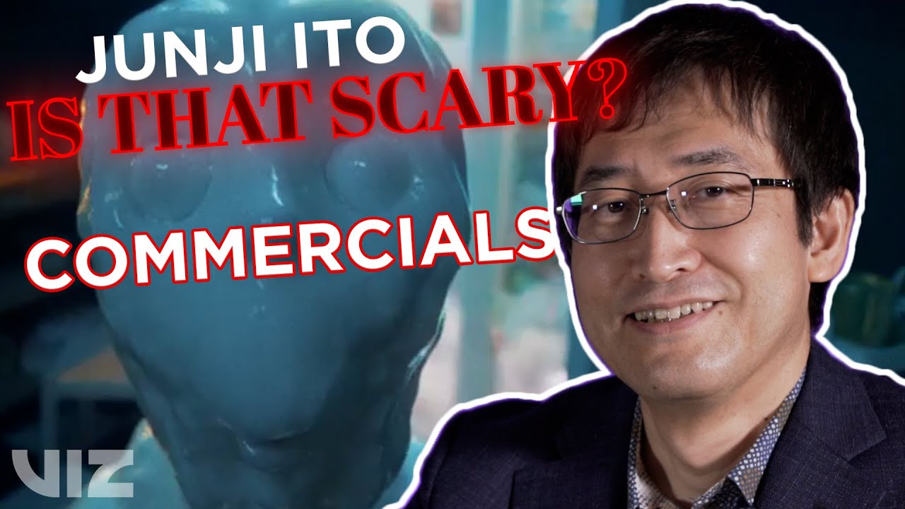 Junji Ito Reacts to Commercials | Is That Scary? | VIZ
