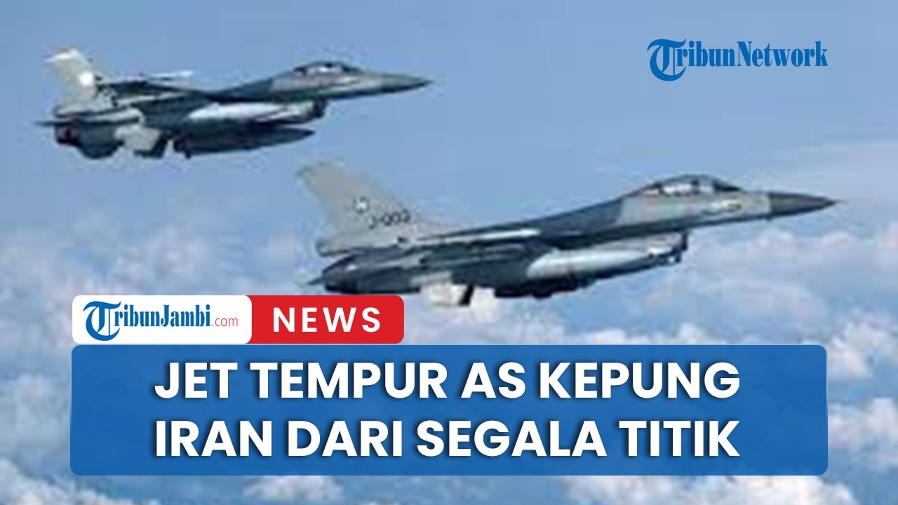 Jet Tempur AS Kepung Iran Berbagai Titik