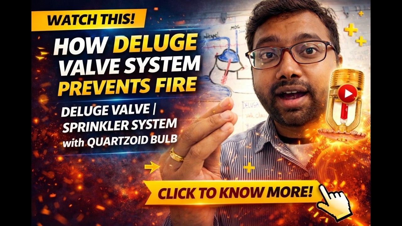 How deluge valve system prevents fire | Deluge valve system | Sprinkler system with Quartzoid bulb