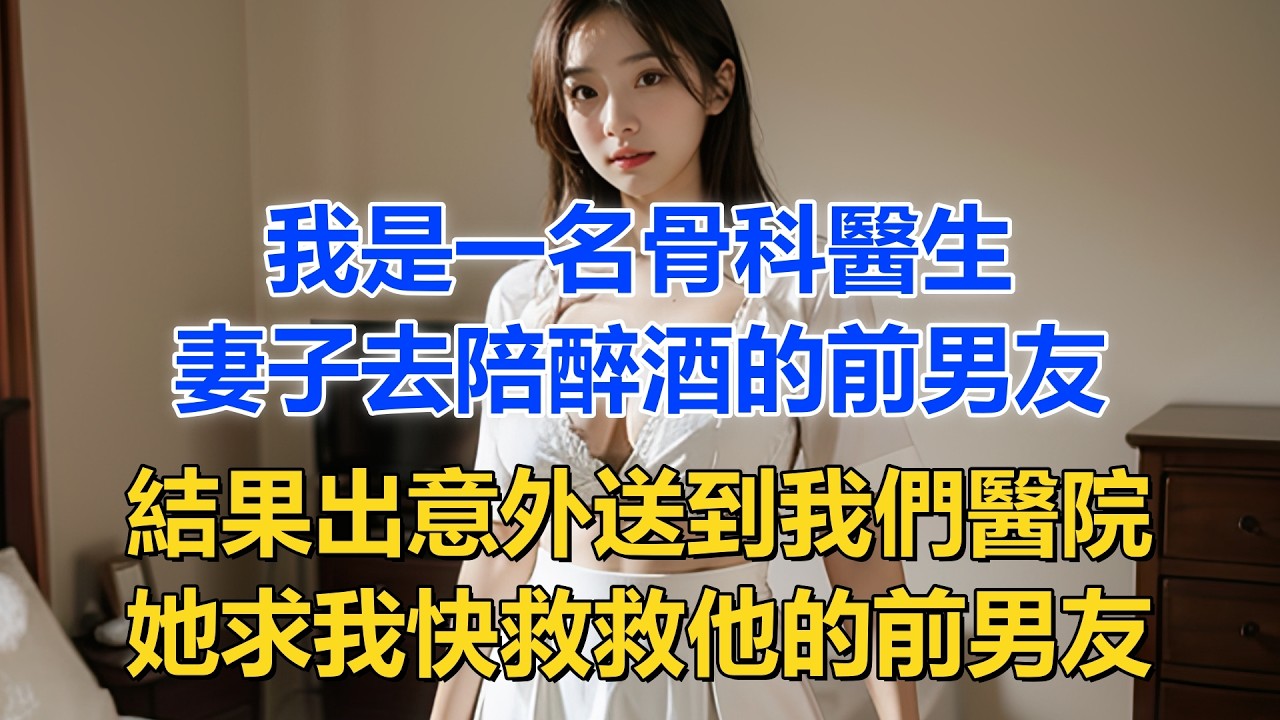 我是一名骨科醫生，妻子去陪醉酒的前男友，結果出意外送到我們醫院。她求我快救救他的前男友。