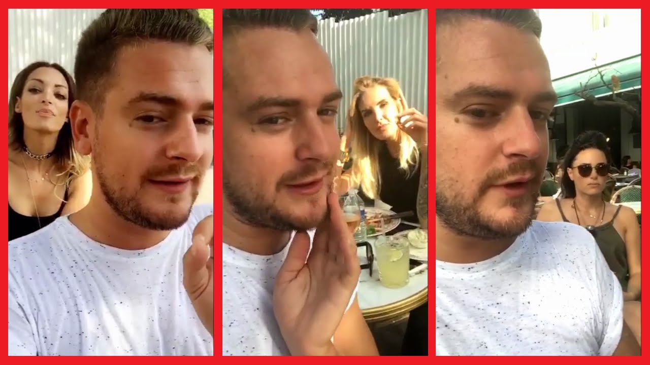 Stories Snapchat Jeremstar avec Emilie Nef Naf, Marie et Capucine Anav du 26/08/2016