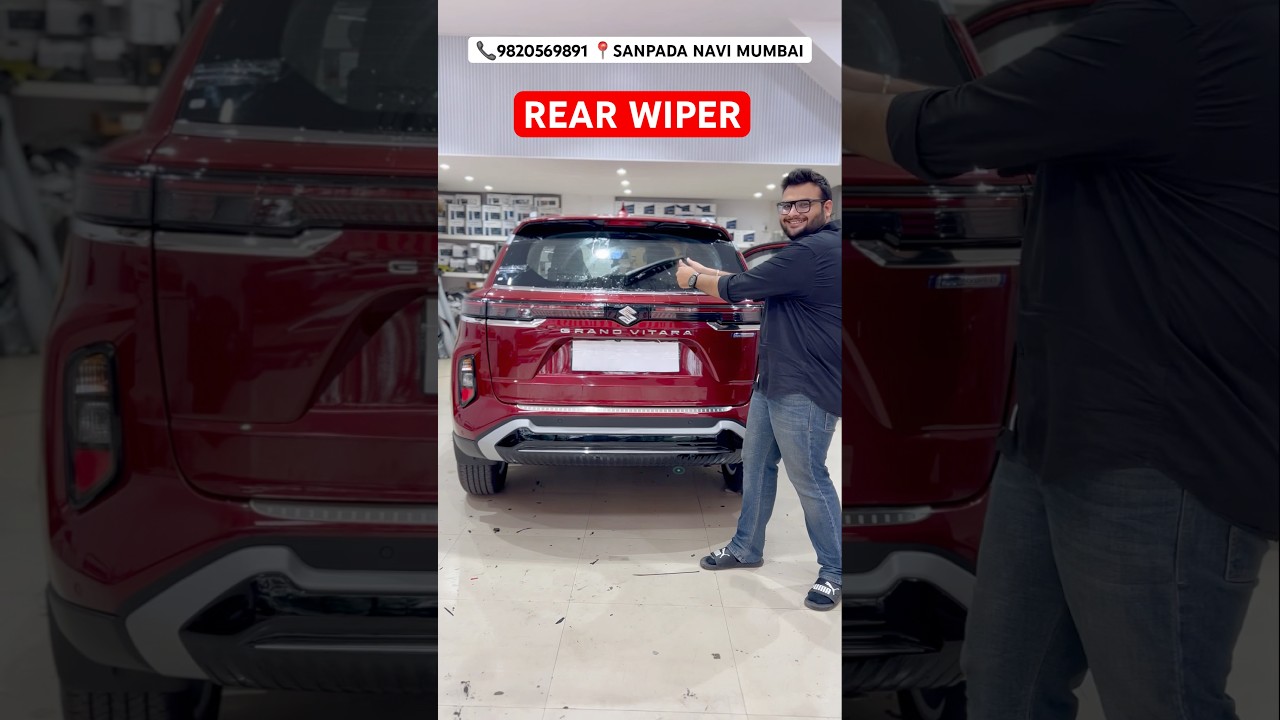 REAR WIPER INSTALLATION🌟👌🏻GRAND VITARA DELTA MODEL😍GRAND VITARA|#grandvitara #hyryder #suzuki